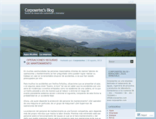 Tablet Screenshot of corposertec.wordpress.com