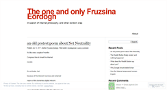 Desktop Screenshot of fruzsinaeordogh.wordpress.com