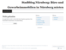 Tablet Screenshot of nuernbergbuero.wordpress.com