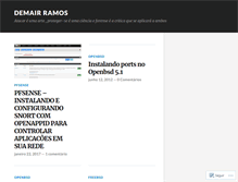 Tablet Screenshot of demairramos.wordpress.com