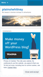 Mobile Screenshot of plainolwhitney.wordpress.com