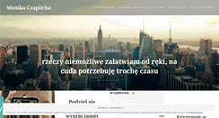 Desktop Screenshot of monikaczaplicka.wordpress.com