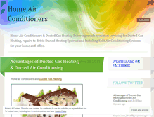 Tablet Screenshot of ductedairconditioning.wordpress.com