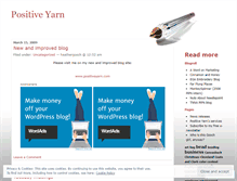 Tablet Screenshot of positiveyarn.wordpress.com