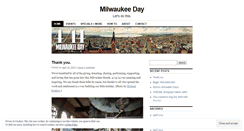 Desktop Screenshot of milwaukeeday.wordpress.com