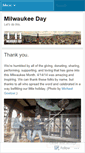 Mobile Screenshot of milwaukeeday.wordpress.com