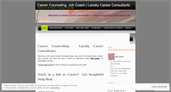 Desktop Screenshot of lanskycareers.wordpress.com