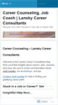 Mobile Screenshot of lanskycareers.wordpress.com