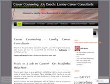 Tablet Screenshot of lanskycareers.wordpress.com