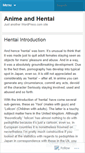 Mobile Screenshot of hentai66.wordpress.com