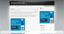 Desktop Screenshot of marqueeclub.wordpress.com