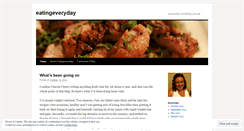 Desktop Screenshot of eatingeveryday.wordpress.com