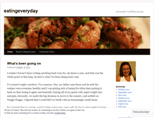 Tablet Screenshot of eatingeveryday.wordpress.com