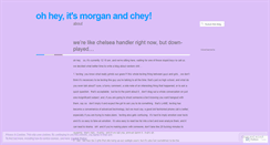 Desktop Screenshot of morganandchey.wordpress.com