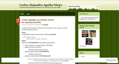 Desktop Screenshot of carlosalejandroaguilar.wordpress.com