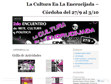 Tablet Screenshot of laculturaenlaencrucijadacba.wordpress.com