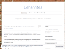 Tablet Screenshot of lehamitea.wordpress.com