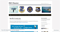 Desktop Screenshot of fb111reunion.wordpress.com