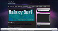 Desktop Screenshot of galaxysurf.wordpress.com