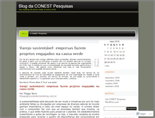 Tablet Screenshot of conest.wordpress.com