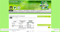 Desktop Screenshot of fitokimiaumi.wordpress.com