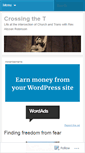 Mobile Screenshot of crossingthet.wordpress.com