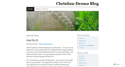 Desktop Screenshot of christiandrama.wordpress.com