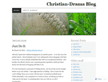 Tablet Screenshot of christiandrama.wordpress.com