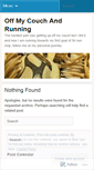 Mobile Screenshot of offmycouchandrunning.wordpress.com