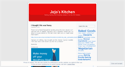 Desktop Screenshot of jojoskitchen.wordpress.com