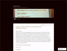 Tablet Screenshot of deafcomm.wordpress.com