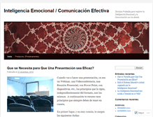 Tablet Screenshot of inteligenciaemocional2011.wordpress.com