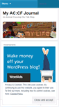 Mobile Screenshot of myanimalcrossingcityfolkjournal.wordpress.com