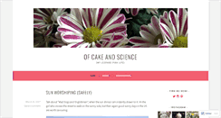 Desktop Screenshot of cakescience.wordpress.com