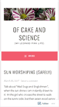 Mobile Screenshot of cakescience.wordpress.com