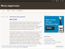 Tablet Screenshot of manojjaggavarapu.wordpress.com