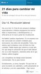 Mobile Screenshot of 21diasparacambiarmivida.wordpress.com