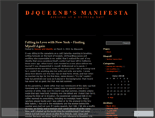 Tablet Screenshot of djqueenb.wordpress.com