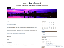 Tablet Screenshot of johntheblessed.wordpress.com