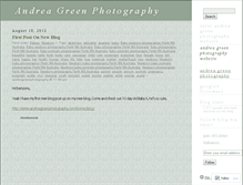 Tablet Screenshot of andreagreenphotography.wordpress.com