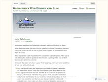 Tablet Screenshot of gjgraphics.wordpress.com
