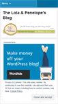 Mobile Screenshot of lolaandpenelopes.wordpress.com