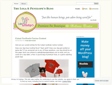 Tablet Screenshot of lolaandpenelopes.wordpress.com