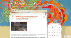 Desktop Screenshot of anoriginalidea.wordpress.com