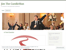 Tablet Screenshot of jimthecandleman.wordpress.com
