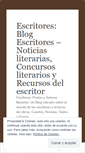 Mobile Screenshot of escritores.wordpress.com