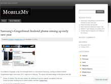 Tablet Screenshot of mobilemy.wordpress.com