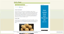 Desktop Screenshot of garlicginger.wordpress.com