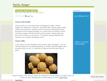 Tablet Screenshot of garlicginger.wordpress.com