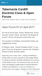 Mobile Screenshot of doctrineclass.wordpress.com